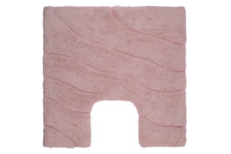 Коврик для унитаза TRENDY 50х50см цвет розовый