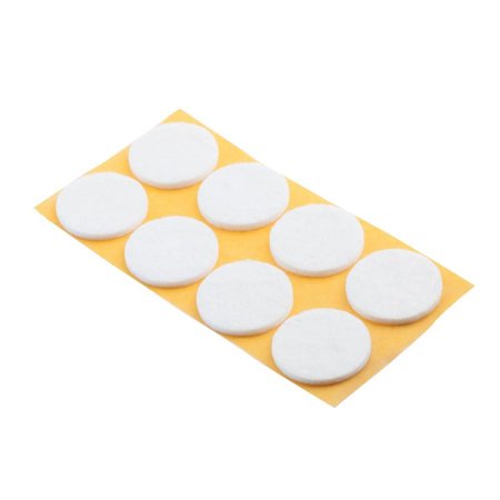 Пункт фетровый 26 мм белый 8 шт.