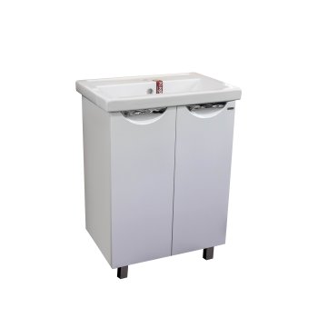 Тумба напольная Мокко 85х60х38см цвет белый