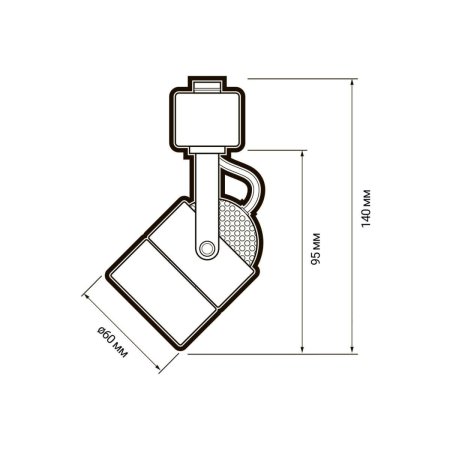 Светильник трековый  направленного света Jazzway PTR 27 50Вт черный GU5.3