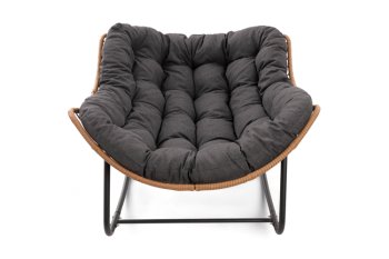 Кресло-качалка Nolita 115х98х25см серый