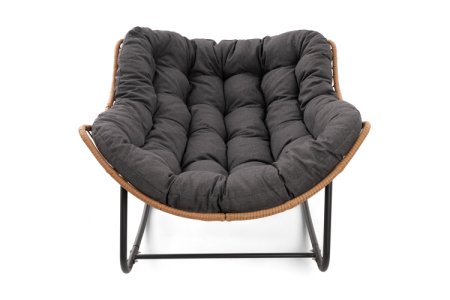 Кресло-качалка Nolita 115х98х25см серый