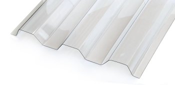 Шифер прозрачный МП-20 (У) 1150мм 2000мм 0,8мм Прозрачный