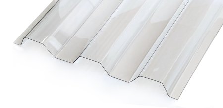 Шифер прозрачный МП-20 (У) 1150мм 2000мм 0,8мм Прозрачный