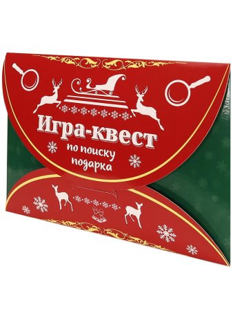 Игра Новогодний квест 22х15х0,5см бумага