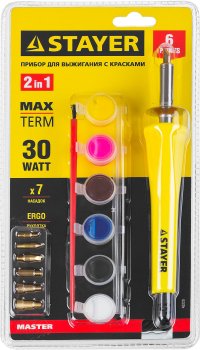 Набор для выжигания 30 Вт 260г 7 предметов