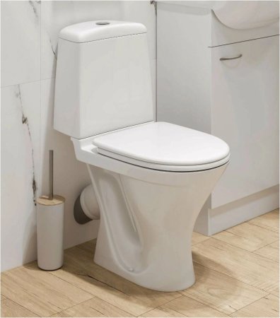 Унитаз-компакт Sanita Самара Аттика Эконом напольный  выпуск косой