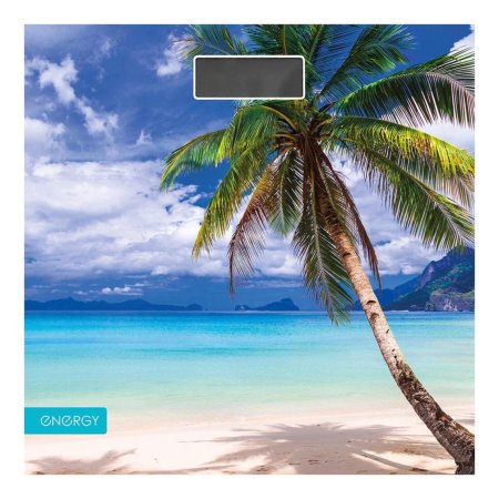 Весы напольные электронные Energy EN-419P цвет голубой