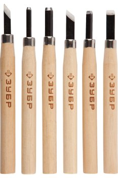 Набор резцов по дереву 13 мм Зубр Эксперт 6 шт