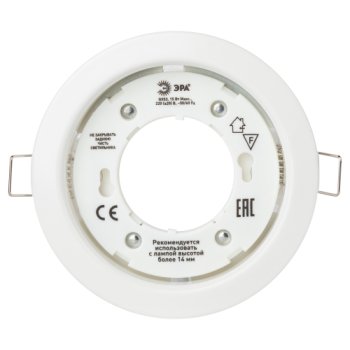 Точечный светильник ЭРА KL35 WH GX53 встраиваемый белый без подсв.