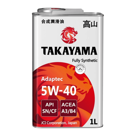 Масло моторное TAKAYAMA Adaptec 5W40 1л SN/CF
