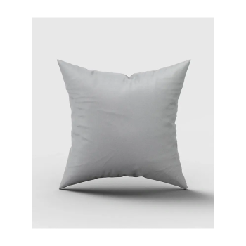 Подушка декоративная Канвас 40х40 см цвет светло-серый канвас