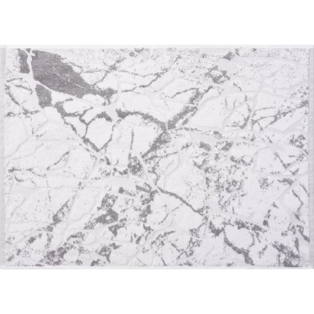 Коврик махровый Volta di marmo 50х70см цвет серый