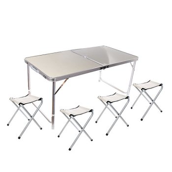 Комплект складной мебели стол, 4 табуретки