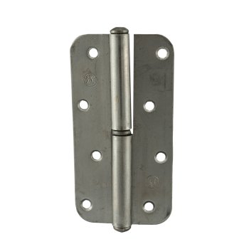 Петля накладная 130х65мм без покрытия, левая