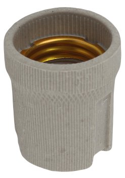 Патрон подвесной ЭРА E27 белый керамический