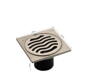 Трап вертикальный прямой  100х100х50мм Трап вертикальный прямой  100х100х50мм