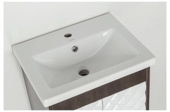 Раковина Cersanit COMO фарфор 600мм прямоугольная цвет белый