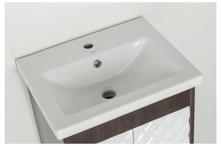 Раковина Cersanit COMO фарфор 600мм прямоугольная цвет белый