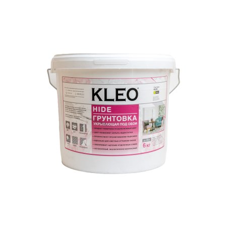 Грунтовка акриловая под обои HIDE KLEO 6 кг