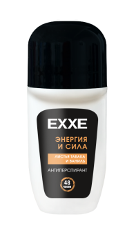 Антиперспирант Exxe Энергия и сила ролик,  50мл для мужчин