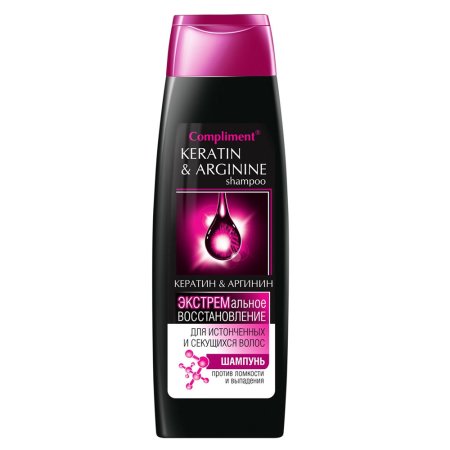 Шампунь Compliment женский Экстренное восстановление для всех типов волос восстановление 400 мл
