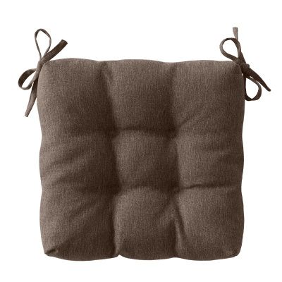 Подушка для стула 40х40х5 см шоколад