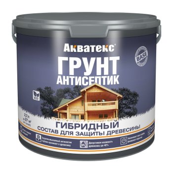 Антисептик Акватекс Грунт Гибридный консервирующий бесцветный 2,7 л