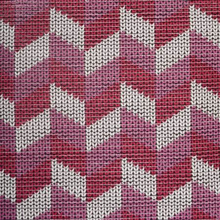 Коврик рулонный для ванной 65см Орнамент красный Villina