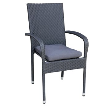 Стул садовый Парис 56х56х95см темно-серый