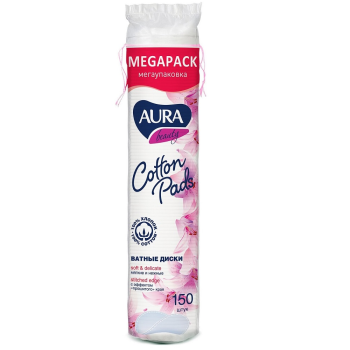 Диски ватные Aura 150шт