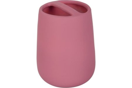 Подставка для зубных щеток Soft Мокачино керамика цвет розовый