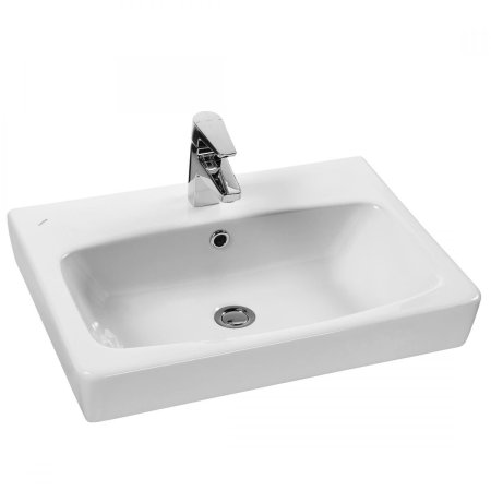 Раковина Акватон НЕО фарфор 600мм прямоугольная цвет белый