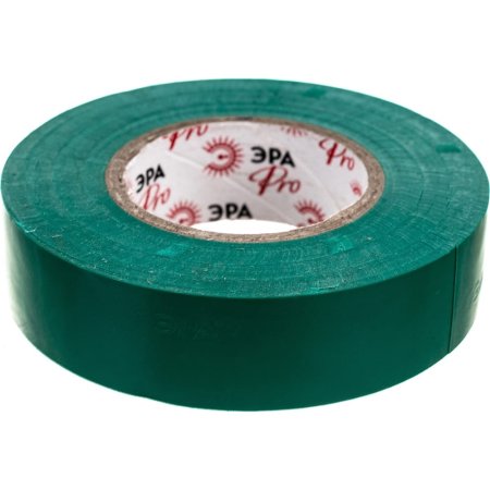 Изолента ПВХ ЭРА 19мм х 20м зелёная