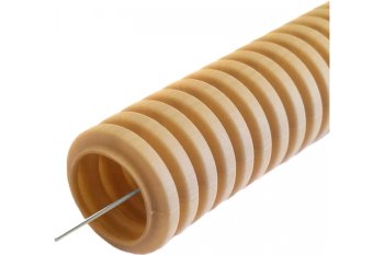 Труба гофрированная ПВХ 16 мм Промрукав сосна уп.25м с зондом арт.PR01.0044