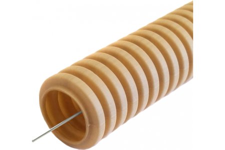 Труба гофрированная ПВХ 16 мм Промрукав сосна уп.25м с зондом арт.PR01.0044