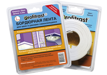 Лента бордюрная Profitrast 28 мм x 3,35м белый