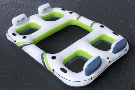 Матрас надувной Bestway Breeze Bloc Island 291х202х51см