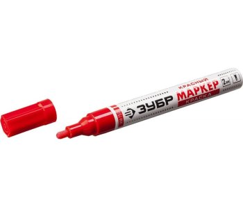 Маркер-краска Зубр МК-750 красный