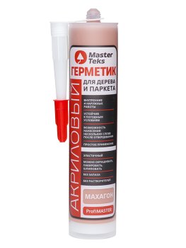 Герметик для паркета MasterTeks ProfiMaster акриловый махагон 290 мл
