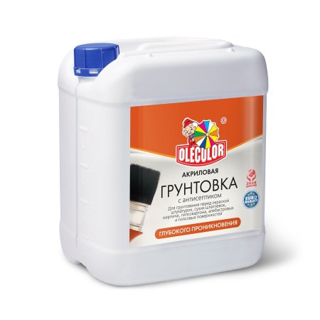 Грунтовка акриловая глубокого проникновения OLECOLOR ABC-Farben 5 кг