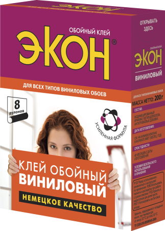 Клей для обоев ЭКОН Виниловый 200 г