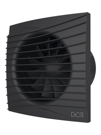Вентилятор DiCiTi SLIM 4C Matt Black Ø100мм черный 160х160х92мм