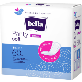 Прокладки ежедневные Bella Panty soft классические 60шт
