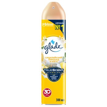 Освежитель воздуха Glade Сицилийский лимонад и мята 300 мл