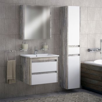 Тумба подвесная Верона 53х50х38см цвет антик