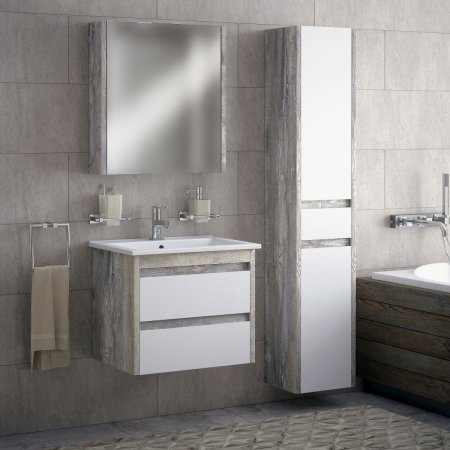 Тумба подвесная Верона 53х50х38см цвет антик