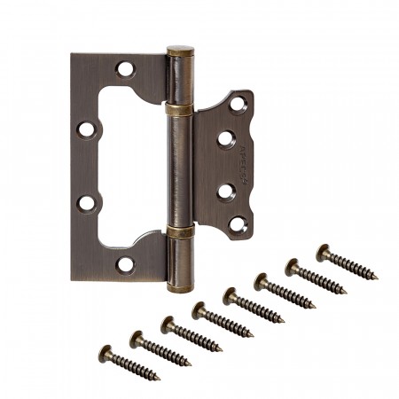 Петля дверная бабочка, цвет бронза, Apecs