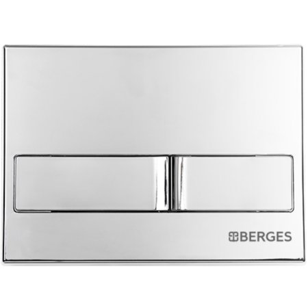 Клавиша для инсталляции  BERGES NOVUM цвет хром глянец