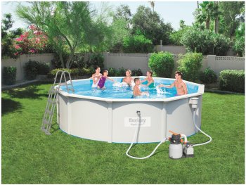 Бассейн стальной Bestway Hydrium 457х457х122см 17430л